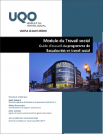 Guide d’accueil du programme de Baccalauréat en travail social Campus de Gatineau